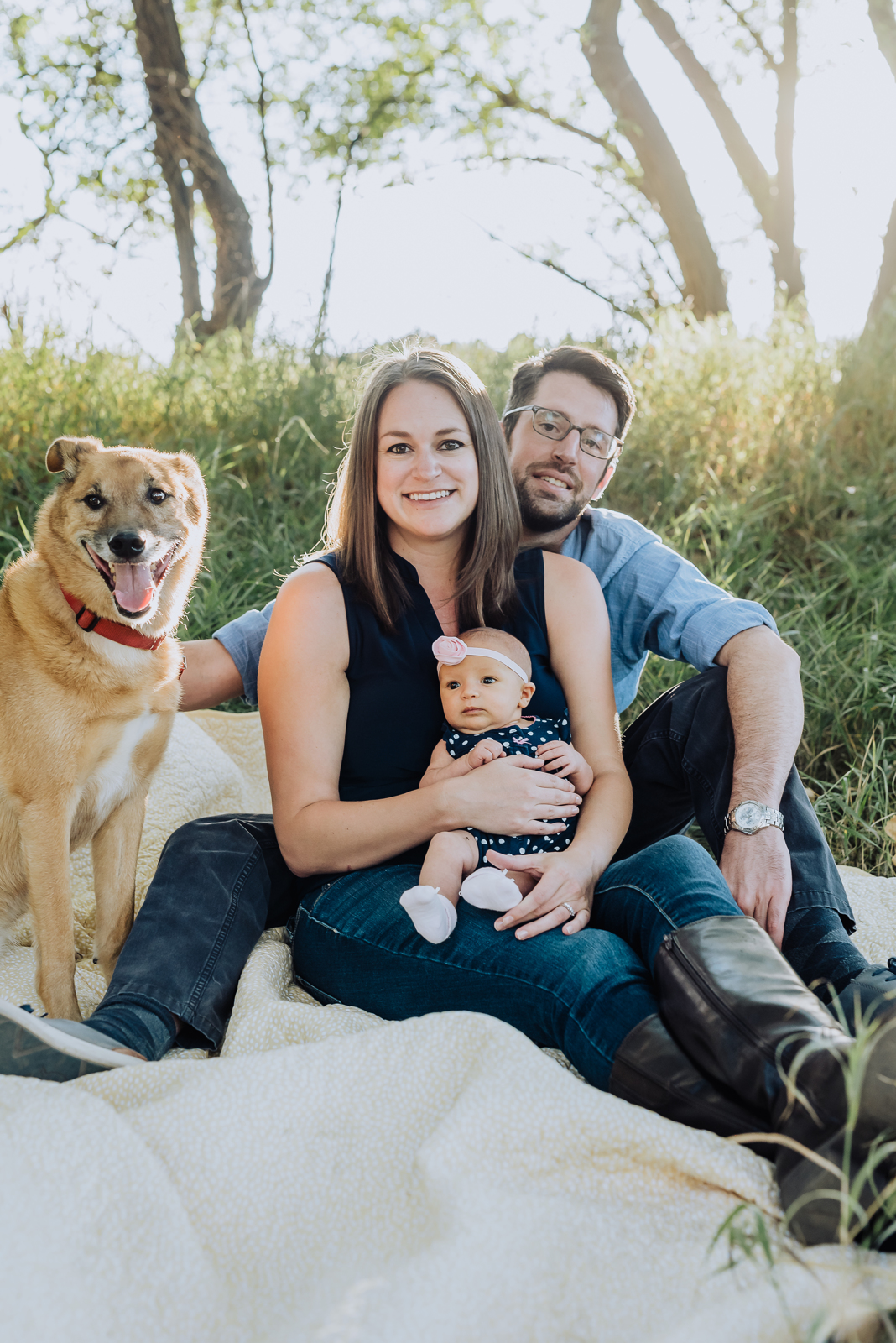 Anna & Brad's Lovely Afternoon | Bear Creek Greenbelt Newborn Photos 