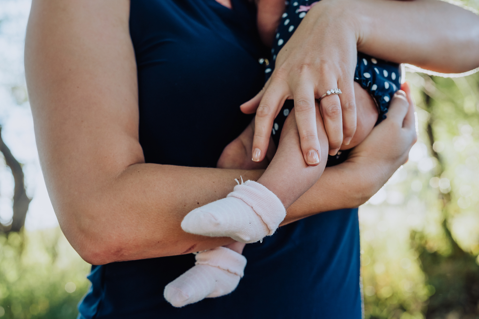 Anna & Brad's Lovely Afternoon | Bear Creek Greenbelt Newborn Photos 