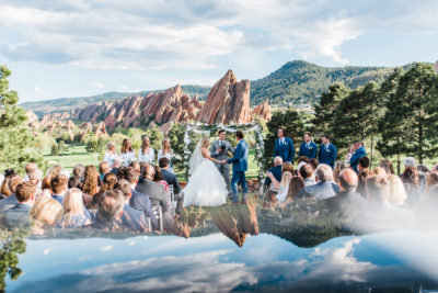Prism Romantic Ceremony | Arrowhead Golf Course Wedding
