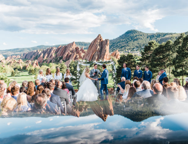 Prism Romantic Ceremony | Arrowhead Golf Course Wedding