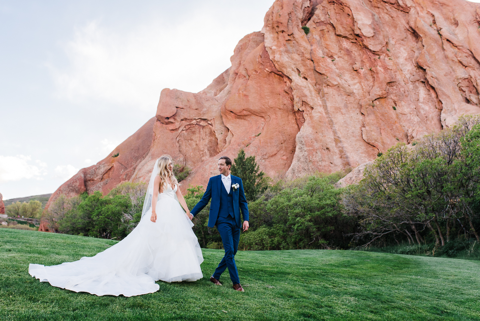 Final wedding moment at Arrowhead Golf Course
