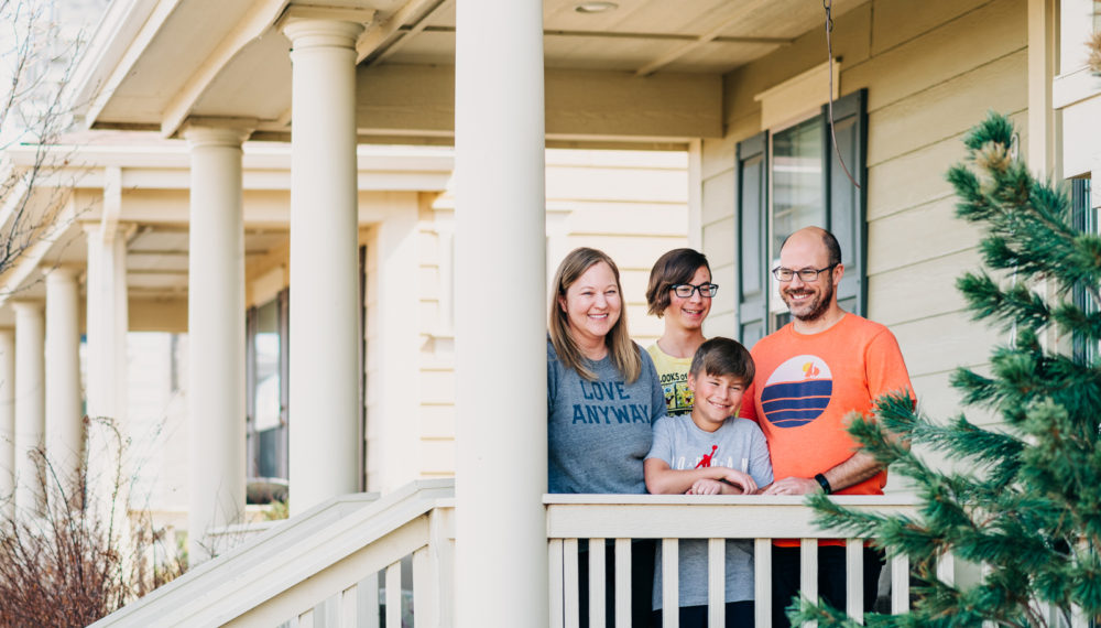 Front Porch Sessions by candid Denver Family Photographers