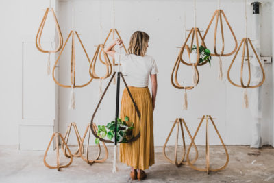 Achillea Designs Denver Branding Business Plant Hangers Photo | Colorado Product Photography