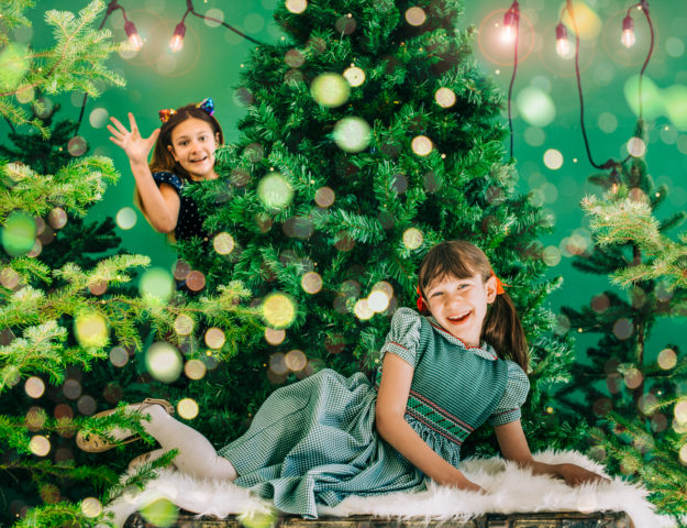 Christmas Studio Holiday Photos | Denver Colorado Family Photographers