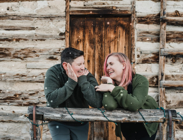 Outdoor Winter Golden Colorado Family Photos | Denver Colorado Portrait Photographers