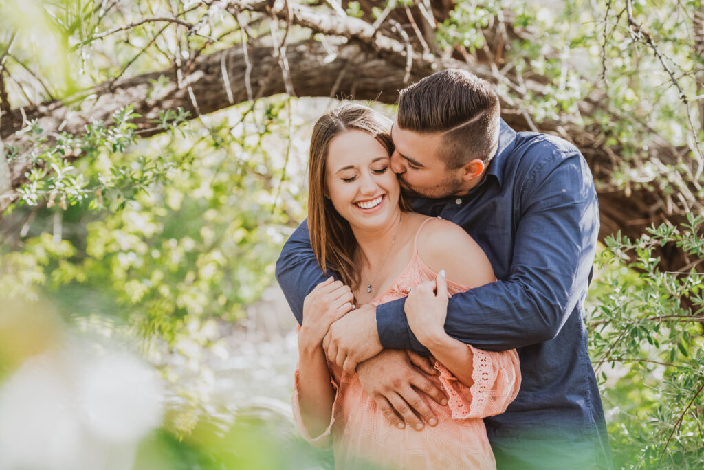 Golden History Park Outdoor Water Nature Fun Candid Engagement Picture | From the Hip Photo Denver Colorado Photography Portraits