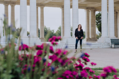 Outdoor City Denver Park Cheesman Nature and Pavillion Portrait Picture | Denver Colorado Family Photo
