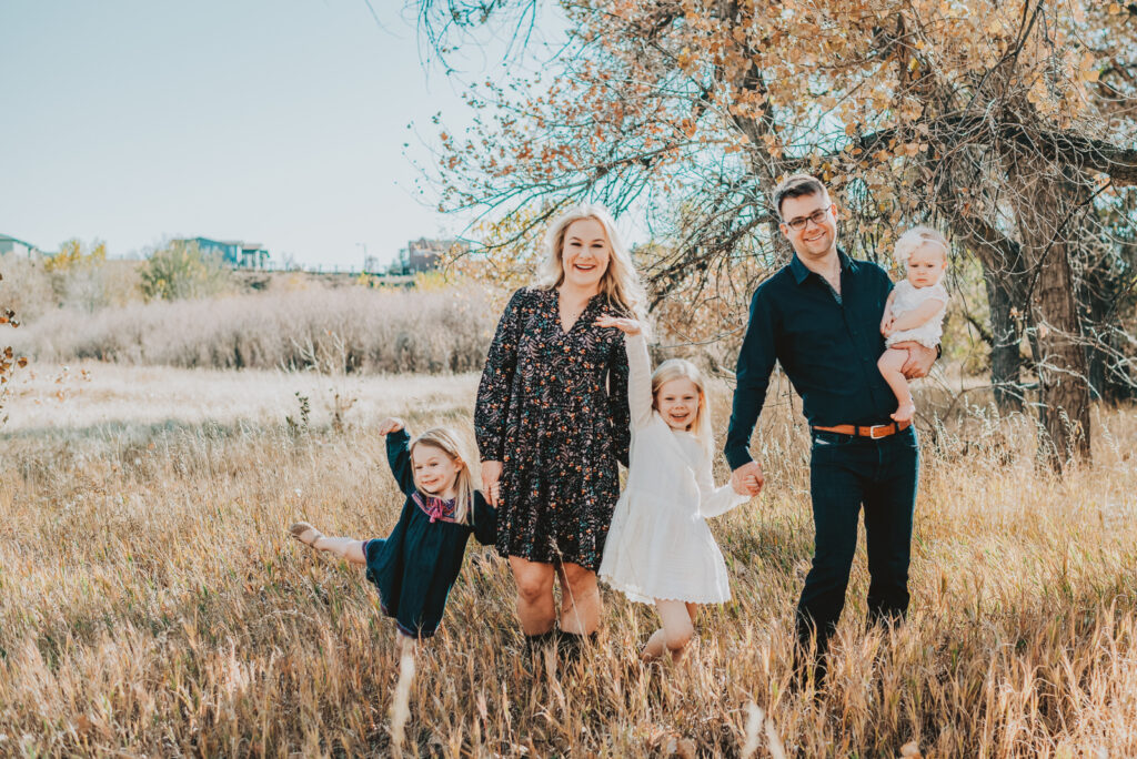 Bluff Lake Nature Center Outdoor Trail Park Nature Fun Candid Family Picture | From the Hip Photo Denver Colorado Portrait Photography 
