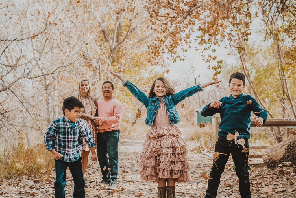 Bluff Lake Nature Center Outdoor Trail Park Nature Fun Candid Family Picture | From the Hip Photo Denver Colorado Portrait Photography 