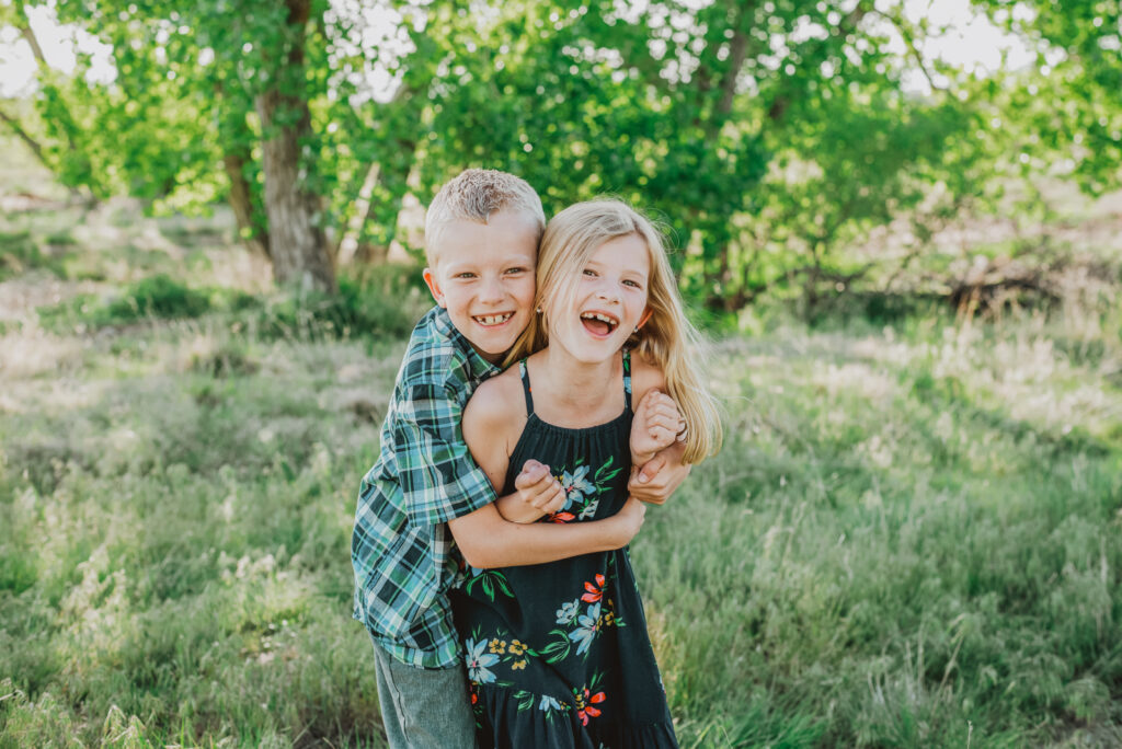 Central Park Denver Colorado outdoor nature creek neighborhood candid fun family picture | From the Hip Photo portrait photography 