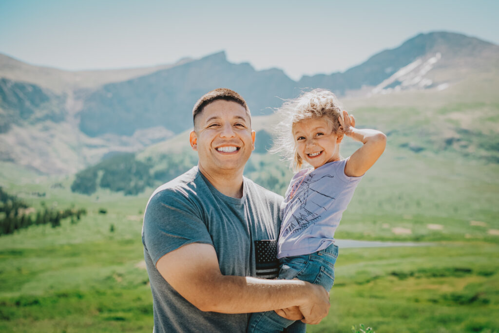 Guanella Pass outdoor mountain nature candid fun loving adventurous family picture | From the Hip Photo Denver Colorado portrait photography 