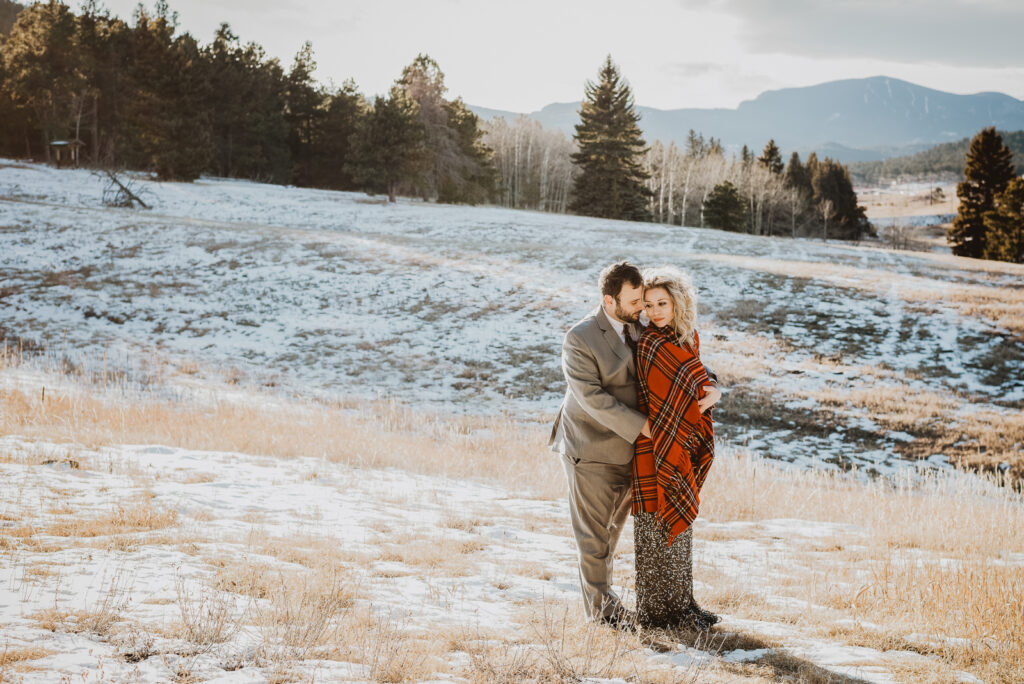 Meyer Ranch Park outdoor mountain trail park adventurous candid fun engagement picture | From the Hip Photo Denver Colorado portrait photography 