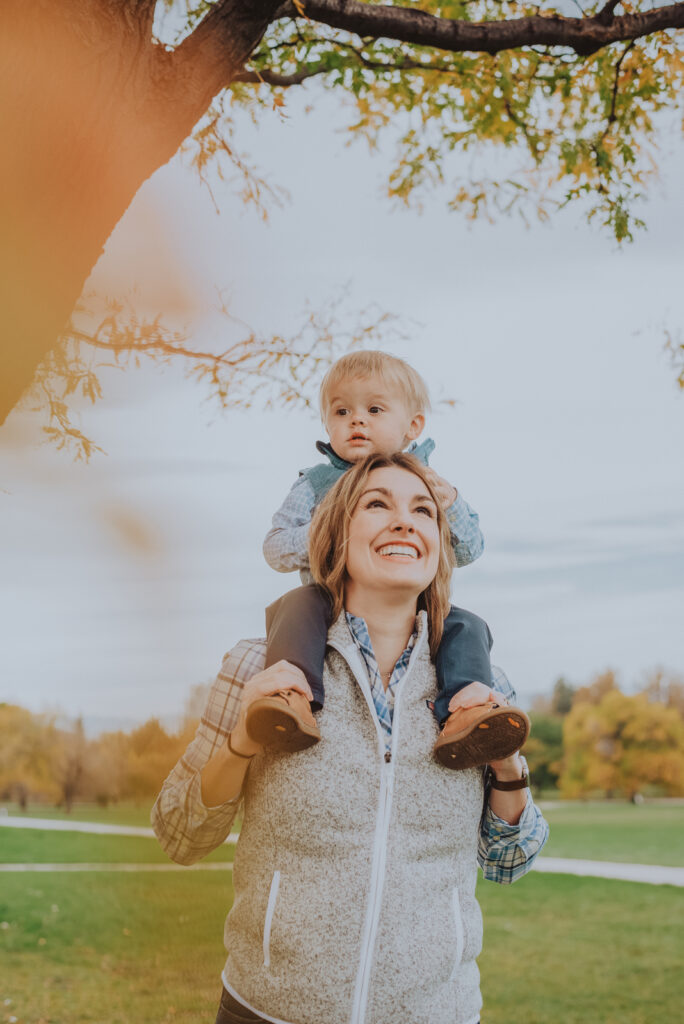 Cheesman Park outdoor pavillion park Denver candid fun loving family picture | From the Hip Photo portrait photography