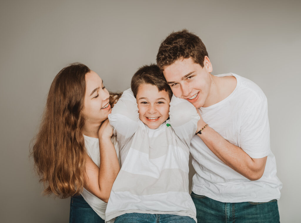 From the Hip Photo Studio indoor candid fun family picture | From the Hip Photo Denver Colorado portrait photography