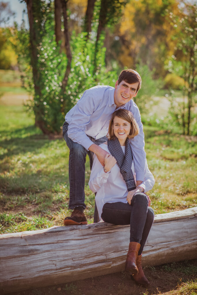 High Line Canal outdoor nature trail fun adventurous candid engagement picture | From the Hip Photo Denver Colorado portrait photography 
