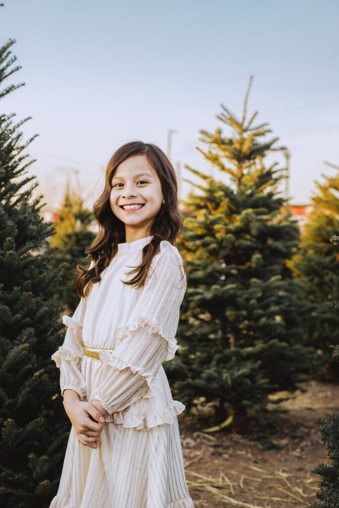 Pumpkin Patch Christmas Tree Farm outdoor holiday activity candid fun loving family picture | From the Hip Photo Denver Colorado portrait photography
