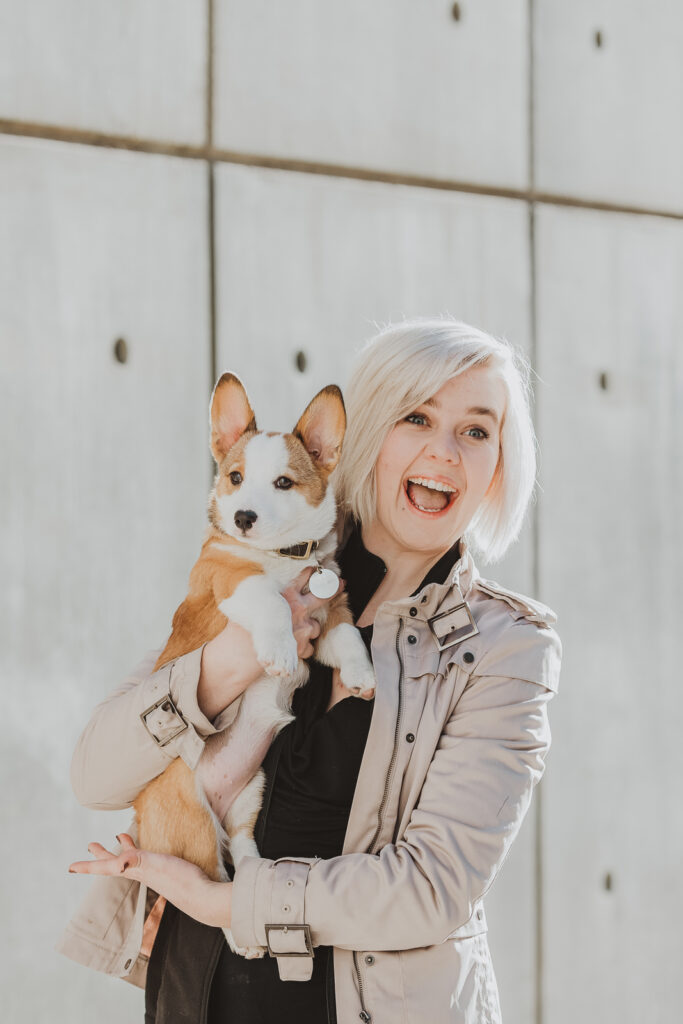Confluence Park Millenium Bridge Riverfront Park outdoor nature urban downtown fun candid headshot picture | From the Hip Photo Denver Colorado portrait photography 