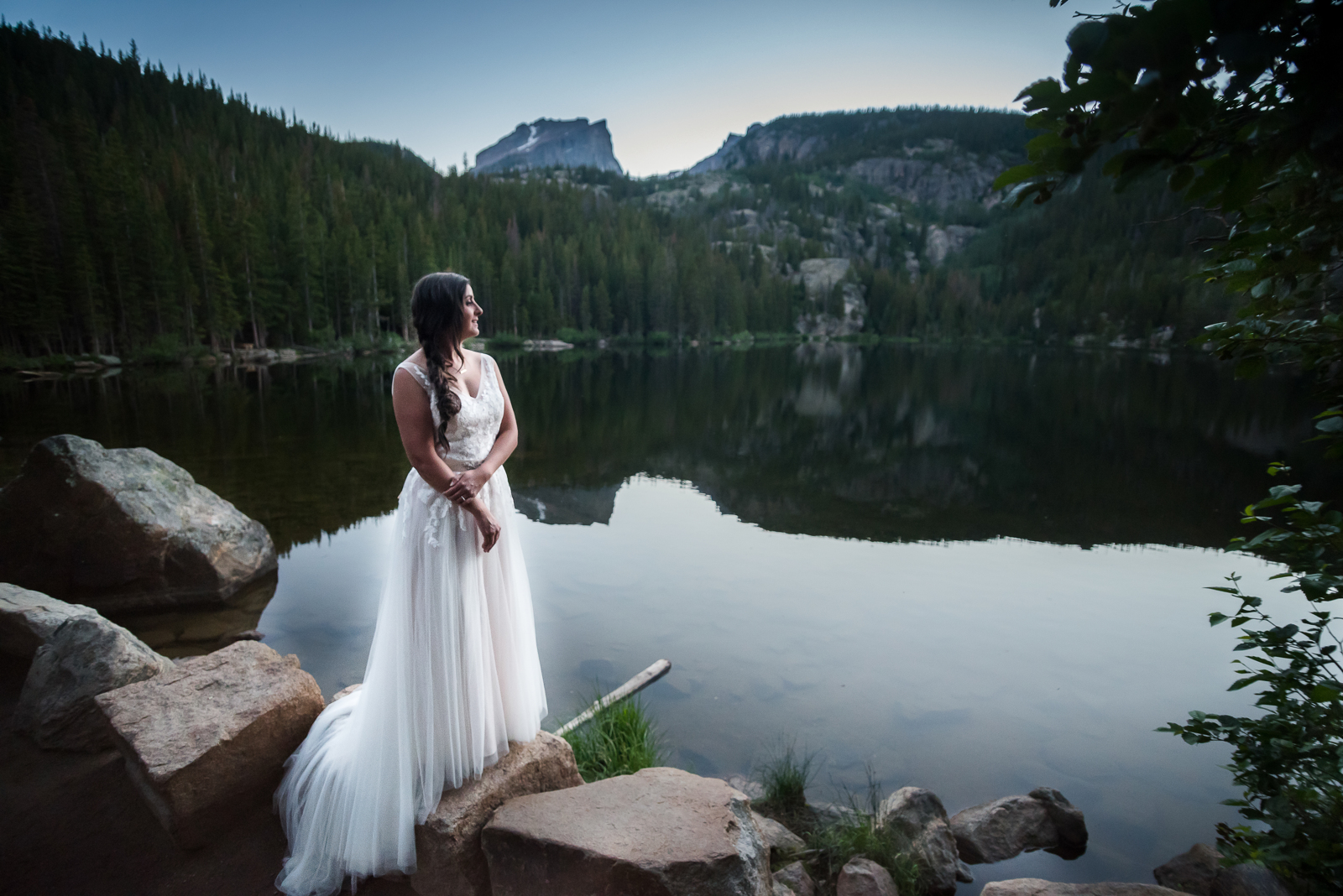 Colorado mountain elopement photography