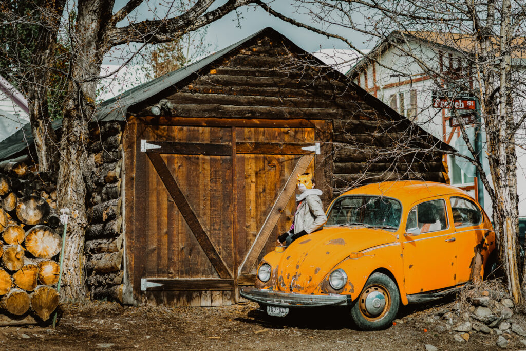 Breckenridge outdoor mountain nature loving candid fun adventurous engagement picture | From the Hip Photo Denver Colorado portrait photography 