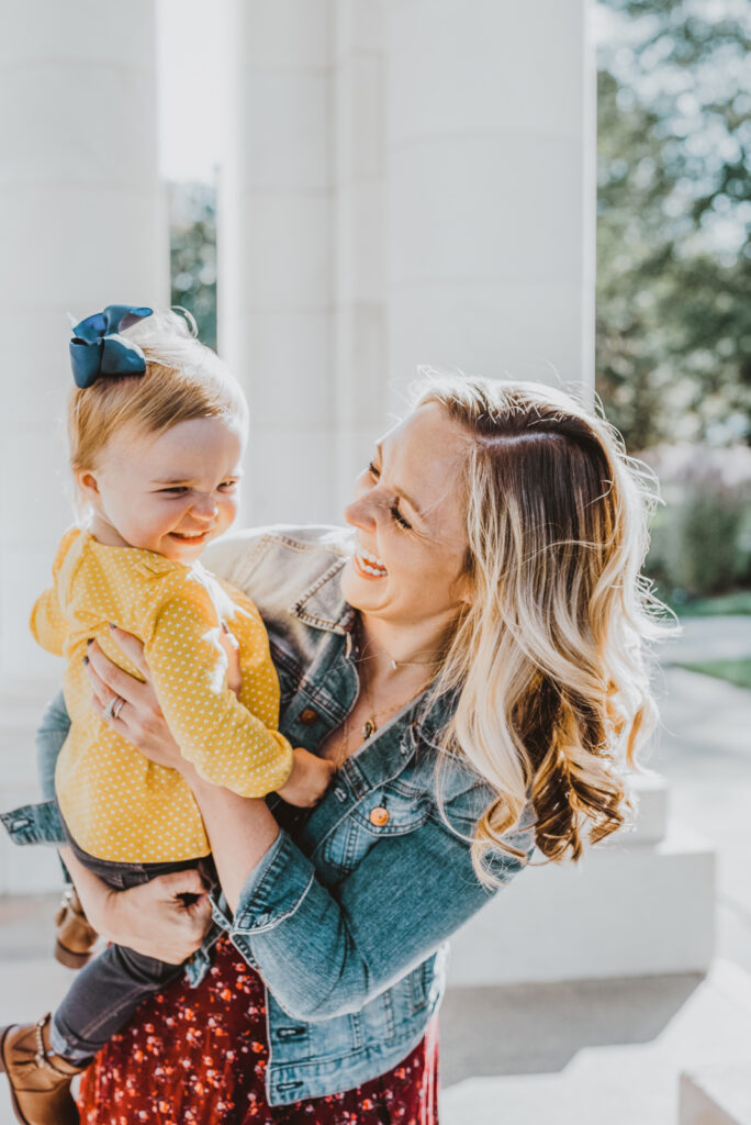 Cheesman Park outdoor pavillion park Denver candid fun loving family picture | From the Hip Photo portrait photography