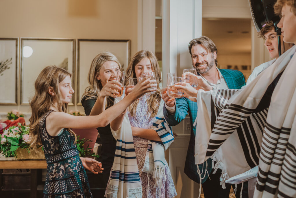 Photo Sessions at Home Private Space Indoor Fun Candid Bat Mitzvah Family Picture | From the Hip Photo Denver Colorado Portrait Photography 