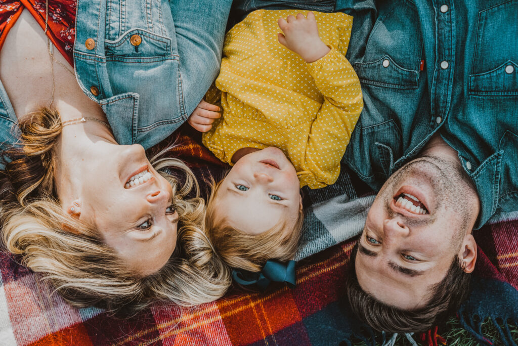 Cheesman Park outdoor pavillion park Denver candid fun loving family picture | From the Hip Photo portrait photography