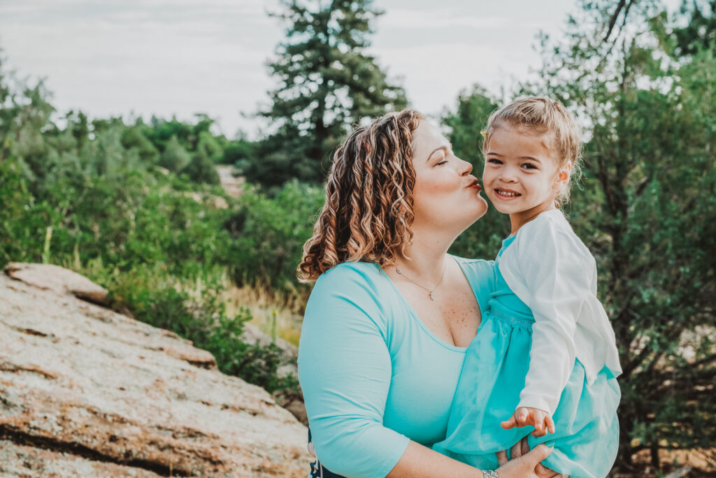 Castlewood Canyon State Park Franktown Colorado outdoor nature adventurous candid fun family picture | From the Hip Photo Denver portrait photography 