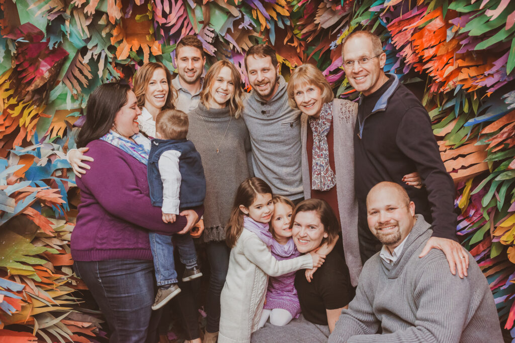 Downtown Civic Center Denver Art Museum indoor fun candid family picture | From the Hip Photo Denver Colorado portrait photography 