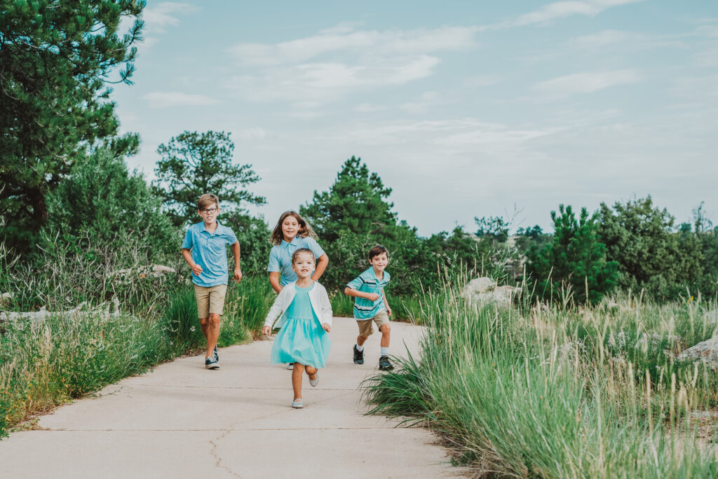 Castlewood Canyon State Park Franktown Colorado outdoor nature adventurous candid fun family picture | From the Hip Photo Denver portrait photography 