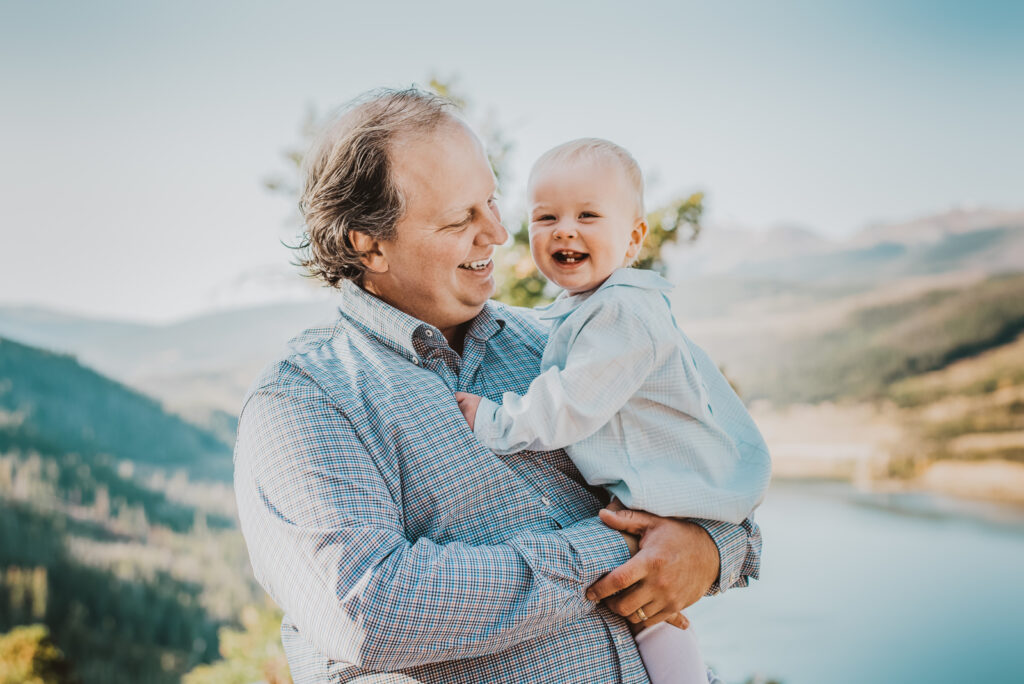 Sapphire Point Dillion Colorado outdoor mountain lake trail nature candid fun loving family picture | From the Hip Photo Denver portrait photography 