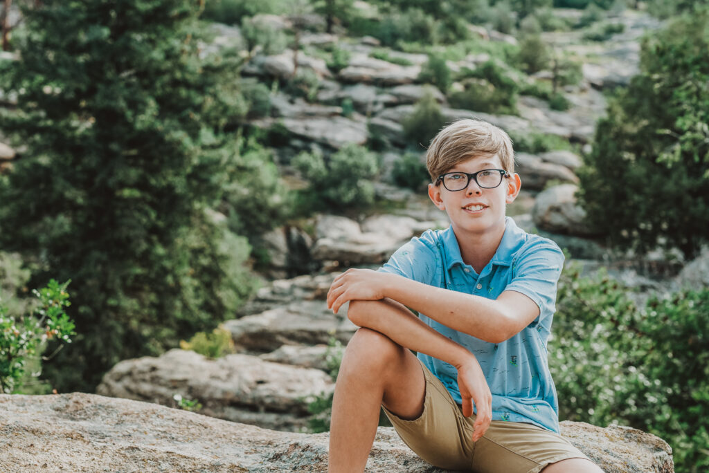 Castlewood Canyon State Park Franktown Colorado outdoor nature adventurous candid fun family picture | From the Hip Photo Denver portrait photography 
