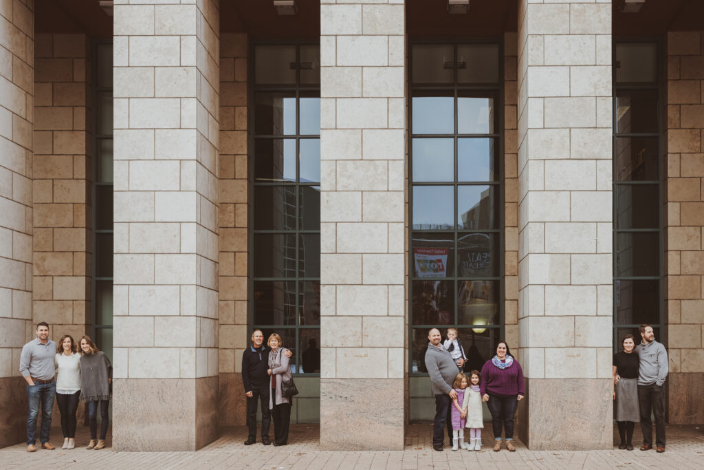Downtown Civic Center outdoor fun candid family picture | From the Hip Photo Denver Colorado portrait photography 