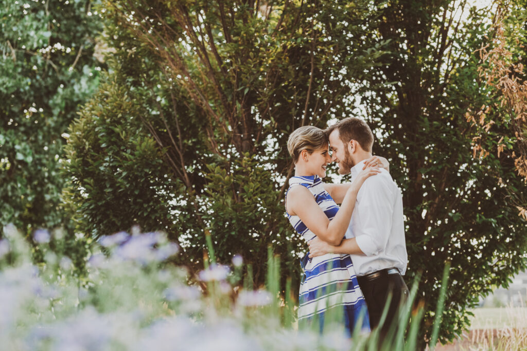 Confluence Park Millenium Bridge Riverfront Park outdoor nature urban downtown fun romantic engagement picture | From the Hip Photo Denver Colorado portrait photography 