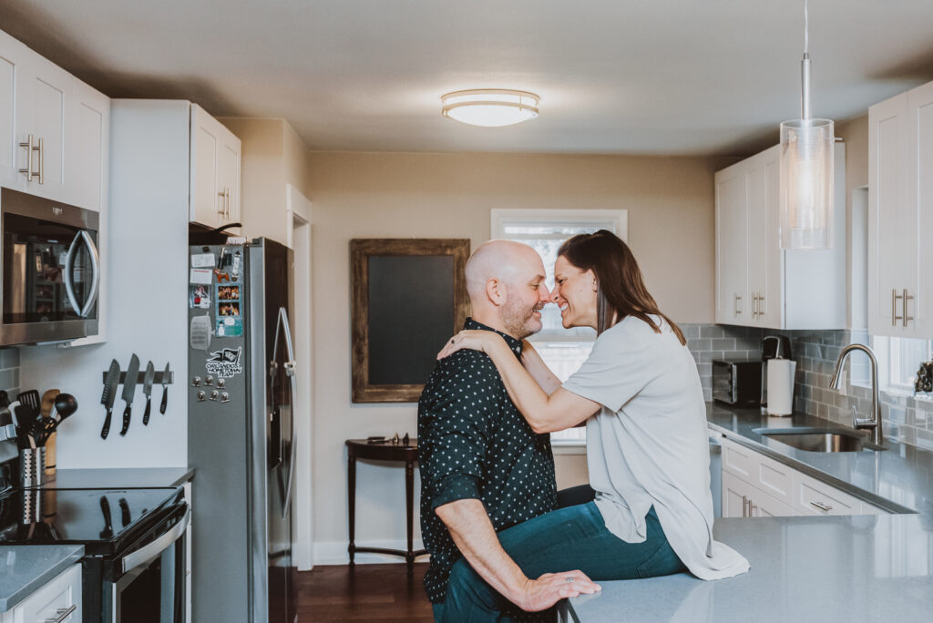 Photo Sessions at Home Private Space Indoor Fun Candid Family Picture | From the Hip Photo Denver Colorado Portrait Photography 