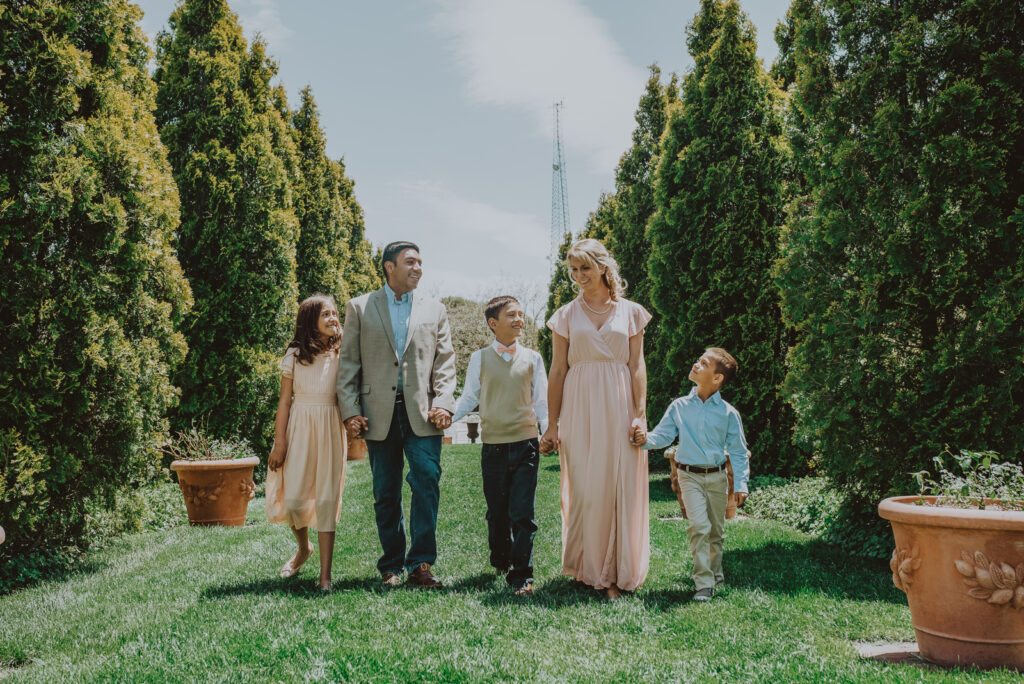 Denver Botanic Gardens Outdoor nature fun candid family picture | From the Hip Photo Portrait Photography