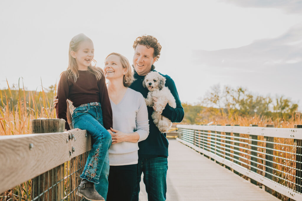 Bluff Lake Nature Center Outdoor Trail Park Nature Fun Candid Family Picture | From the Hip Photo Denver Colorado Portrait Photography 