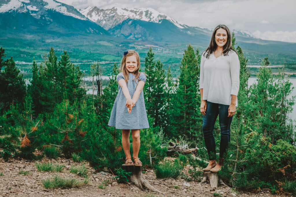 Sapphire Point Dillion Colorado outdoor mountain lake trail nature candid fun loving family picture | From the Hip Photo Denver portrait photography 