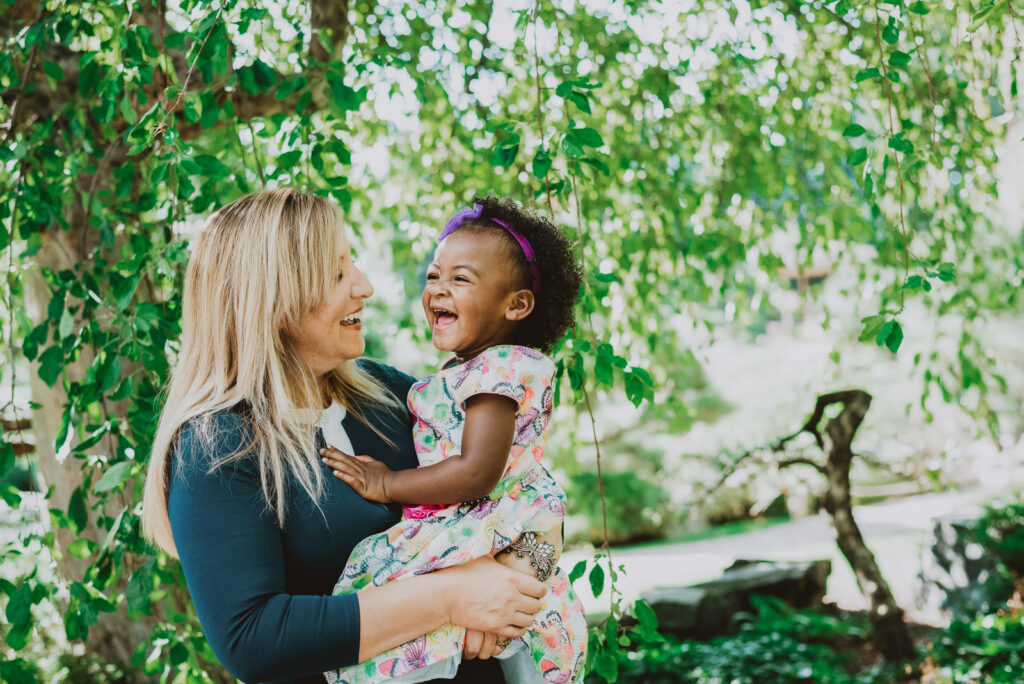 Denver Botanic Gardens Outdoor nature fun candid family picture | From the Hip Photo Portrait Photography