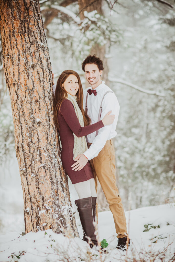 Garden of the Gods outdoor park trail nature mountain fun candid romantic engagement picture | From the Hip Photo Denver Colorado portrait photography 