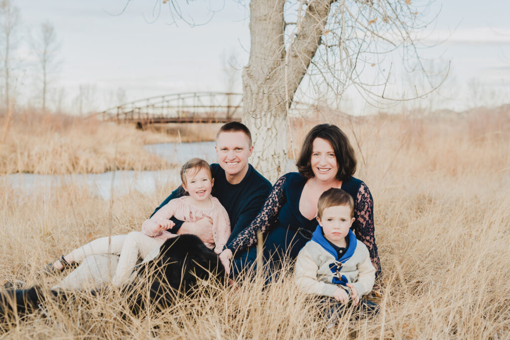 Westerly Creek Park Central Park Colorado outdoor trail creek nature fun candid family picture | From the Hip Photo Denver portrait photography
