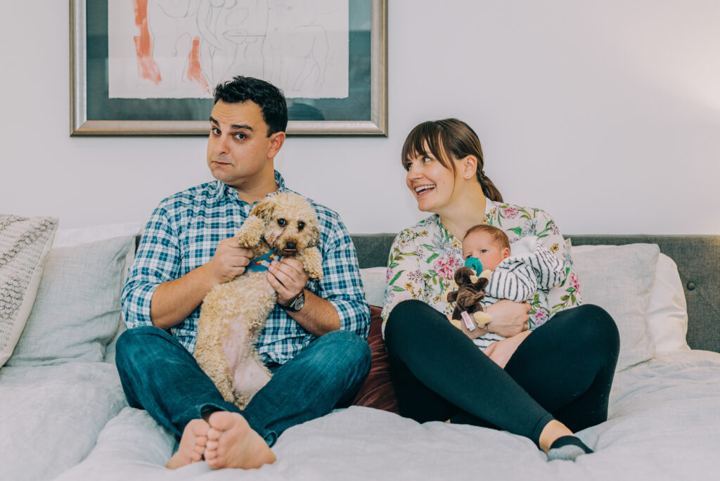 Photo Sessions at Home Private Space Indoor Fun Candid Newborn Family Picture | From the Hip Photo Denver Colorado Portrait Photography 