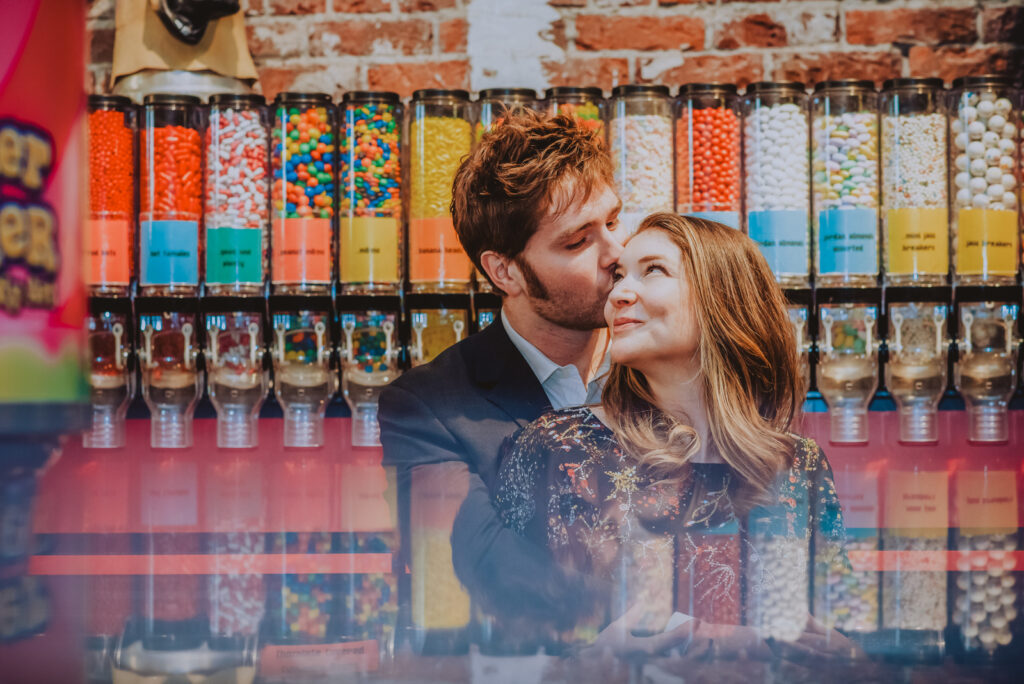 Couples engagement photos at your favorite place | From the Hip Photo Denver Colorado wedding photography 