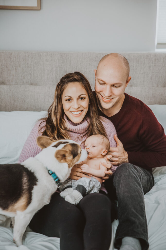 Photo Sessions at Home Private Space Indoor Fun Candid Newborn Family Picture | From the Hip Photo Denver Colorado Portrait Photography 