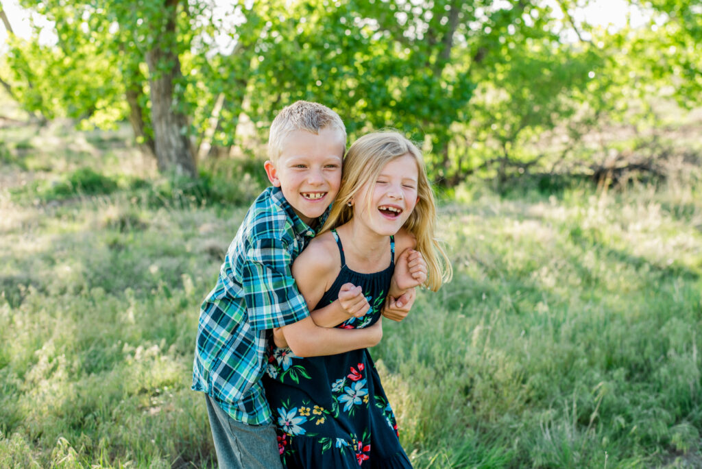 Westerly Creek Park Central Park Colorado outdoor trail creek nature fun candid family picture | From the Hip Photo Denver portrait photography