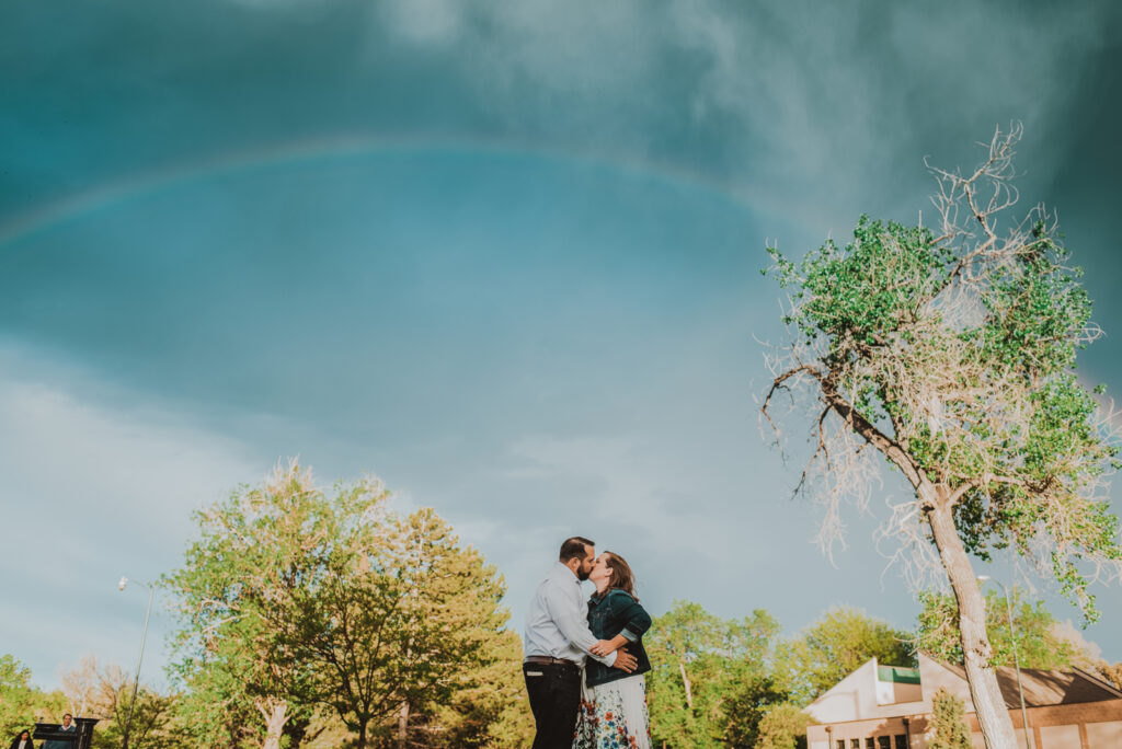 Washington Park Denver Colorado Outdoor Lake nature park candid fun loving wedding picture | From the Hip Photo portrait photography