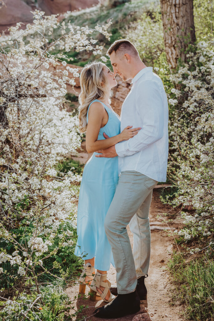 Red Rocks Park and Amphitheater outdoor park nature venue fun candid engagement picture | From the Hip Photo portrait photography  