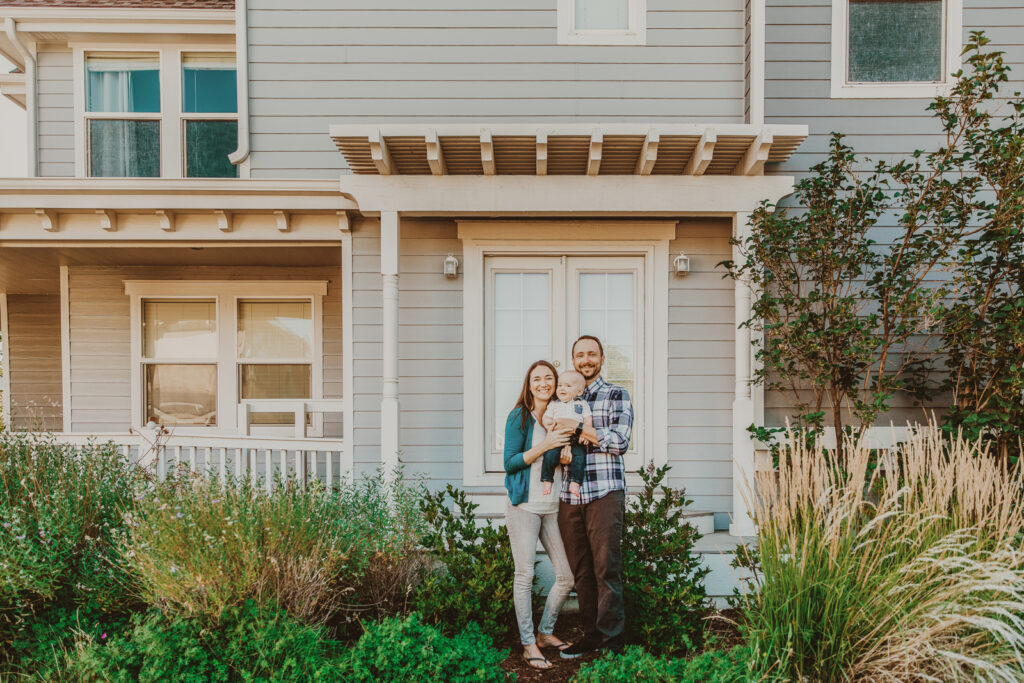 Photo Sessions at Home Private Space Porch Outdoor Fun Candid Family Picture | From the Hip Photo Denver Colorado Portrait Photography 