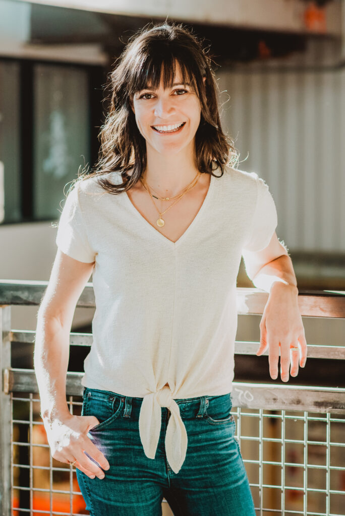 Stanley Marketplace indoor outdoor urban colorful fun candid outgoing headshot picture | From the Hip Photo Denver Colorado portrait photography