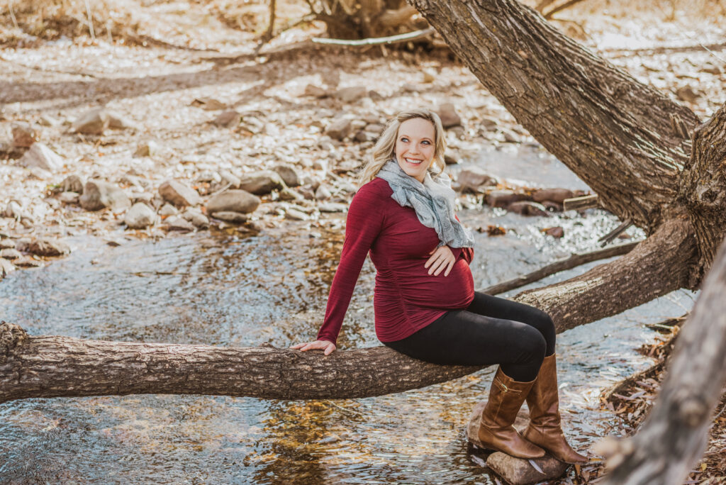 S. Mesa Trail and Eldorado Canyon outdoor nature trail candid fun maternity family picture | From the Hip Photo portrait photography 