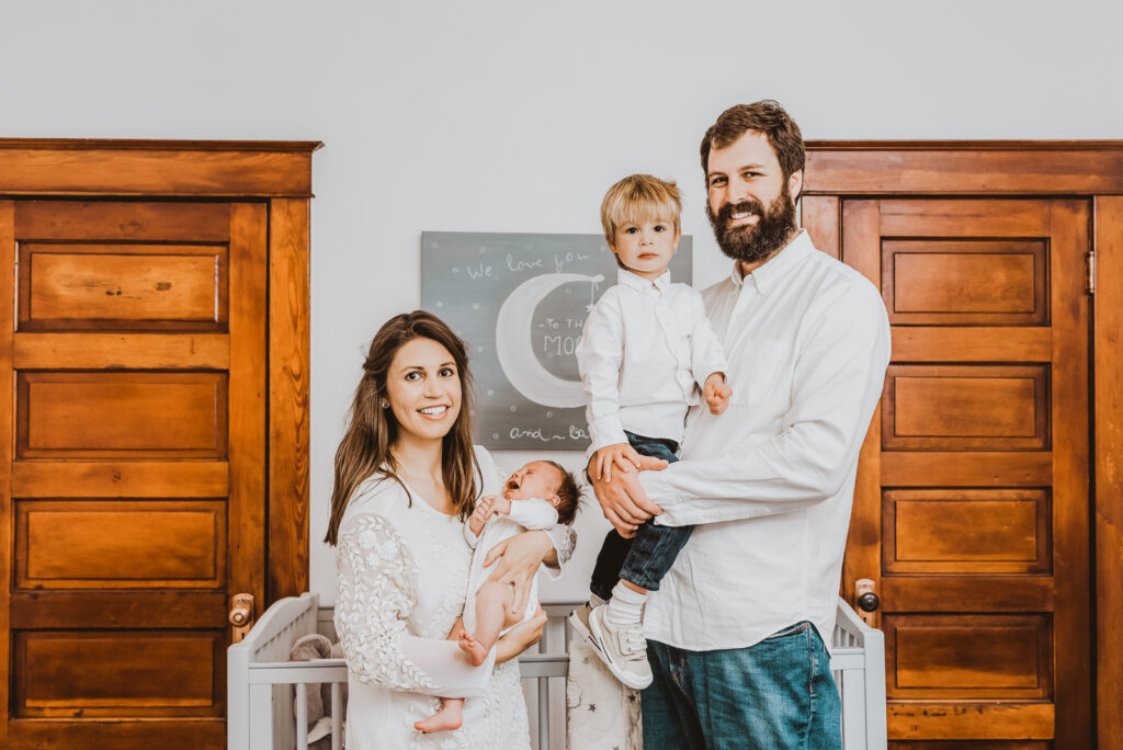 Photo Sessions at Home Private Space Indoor Fun Candid Newborn Family Picture | From the Hip Photo Denver Colorado Portrait Photography 